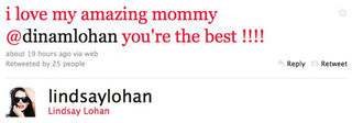 Illustration for article titled More Lohan Family Drama On Twitter